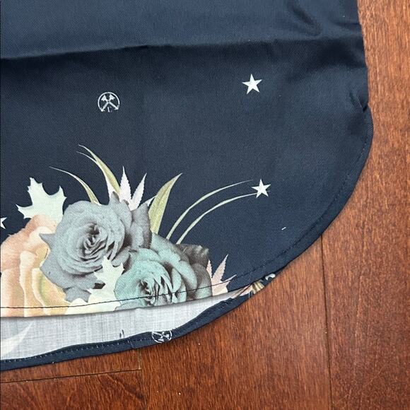 Civil Men’s Navy Floral and Stars Button-Down Shirt, Size Large, NWT - Picture 7 of 11